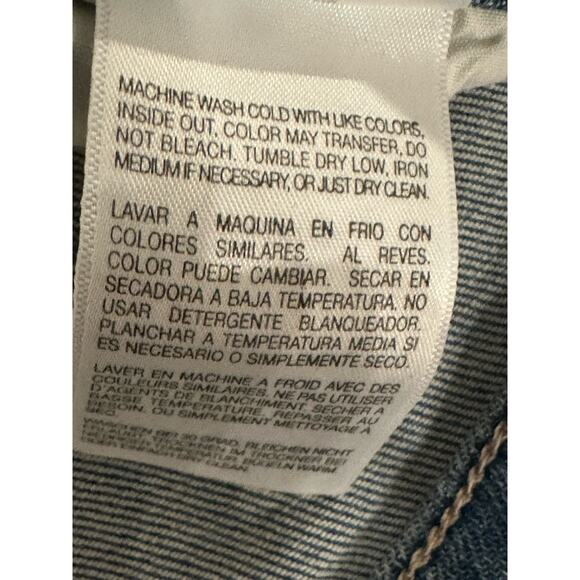 MOTHER The Insider Crop Step Fray Denim Jeans In Shoot To Thrill Wash Size 30”. - Picture 14 of 16